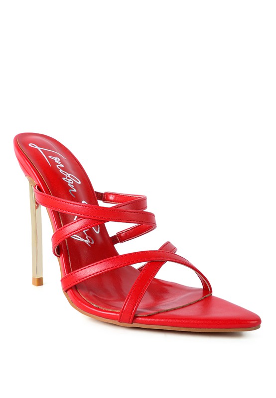 Nightclub high heeled neon animal sandals