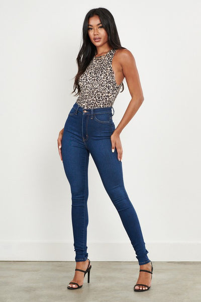 High waisted classic skinny