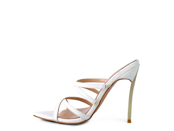 Nightclub high heeled neon animal sandals