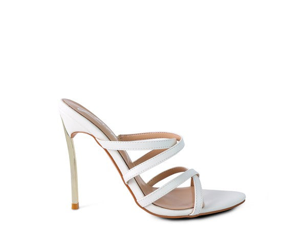 Nightclub high heeled neon animal sandals