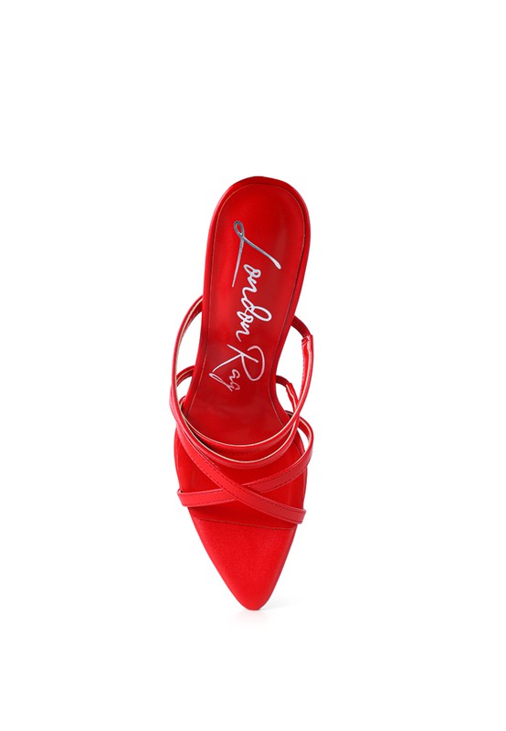 Nightclub high heeled neon animal sandals