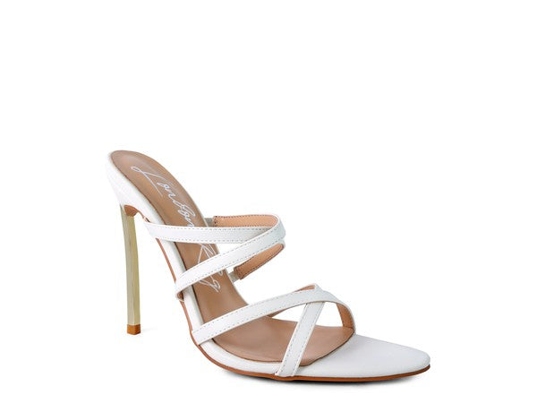 Nightclub high heeled neon animal sandals