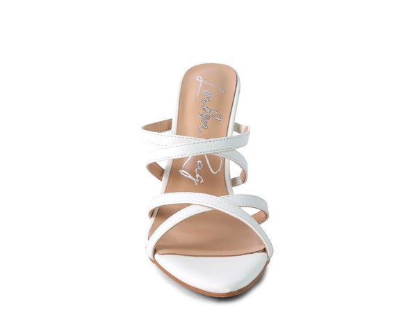 Nightclub high heeled neon animal sandals