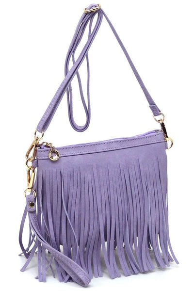 Western Fringe Clutch Cross Body Bag