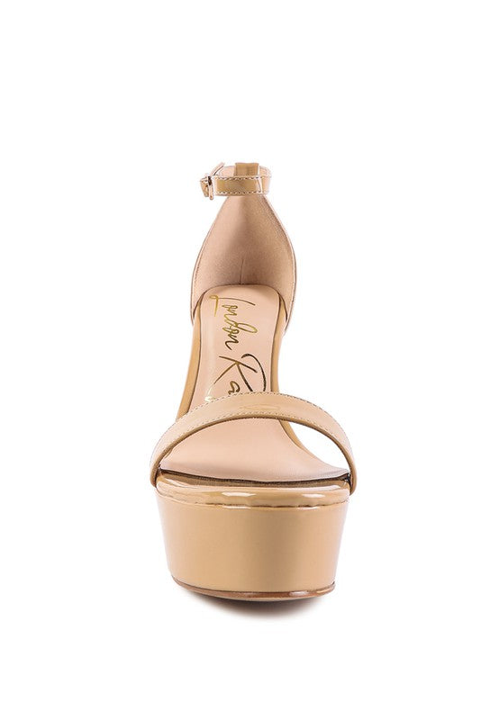 My mains high platform stiletto sandals
