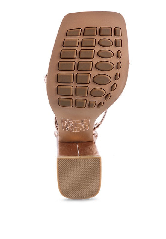 Shewolf lace up high heel sandals