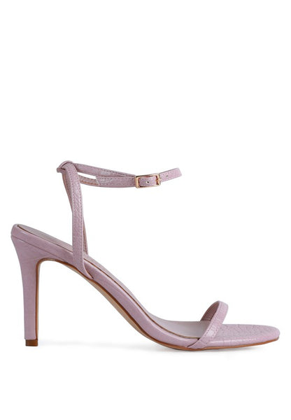Casual high heeled sandal
