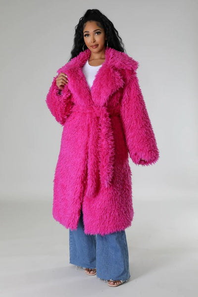 Fuzzy Fur Winter Heavy Jacket