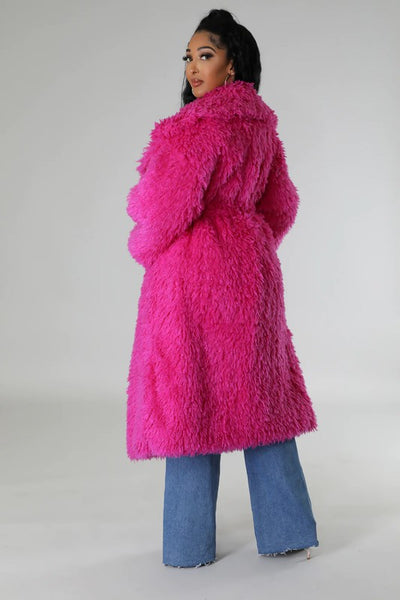Fuzzy Fur Winter Heavy Jacket
