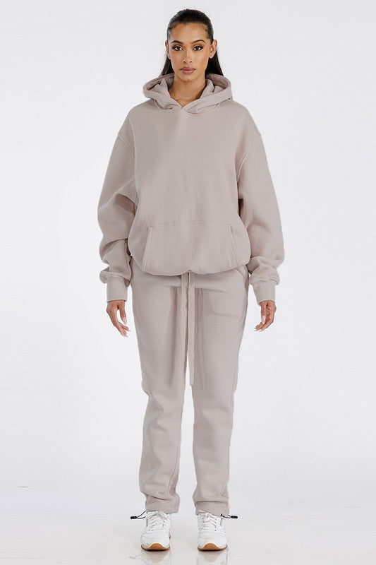 Premium Cotton Blend Hoodie set