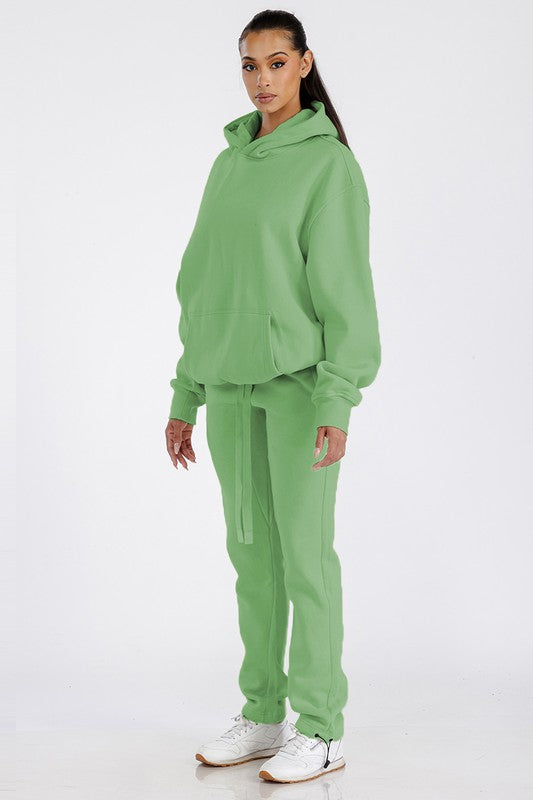 Premium Cotton Blend Hoodie set