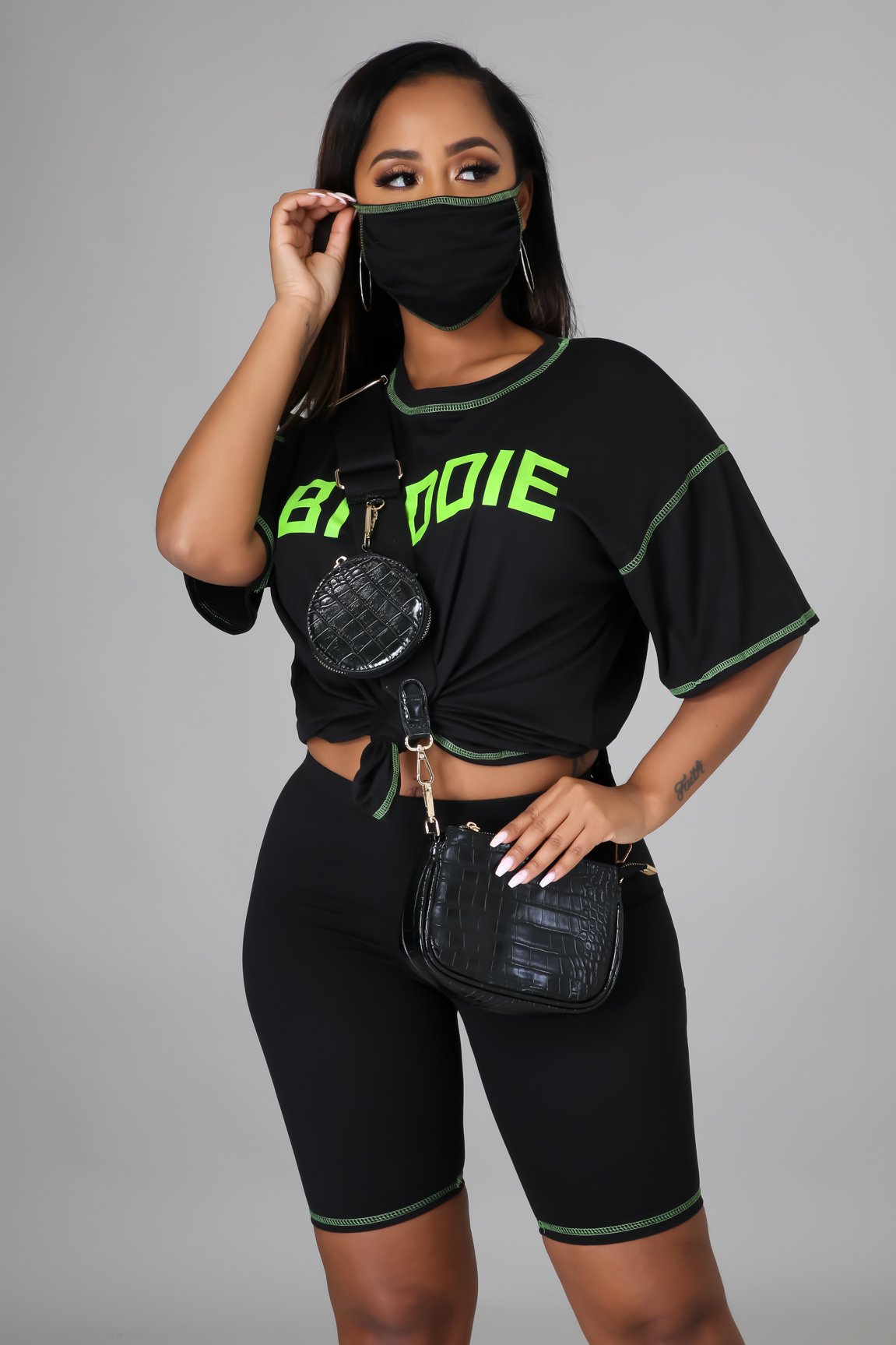She A Baddie Short Set