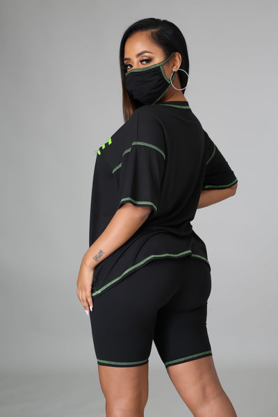 She A Baddie Short Set