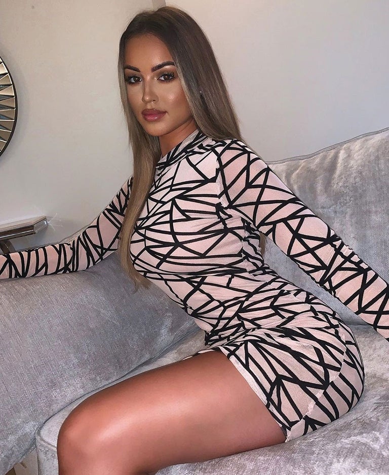look at me now bodycon dress